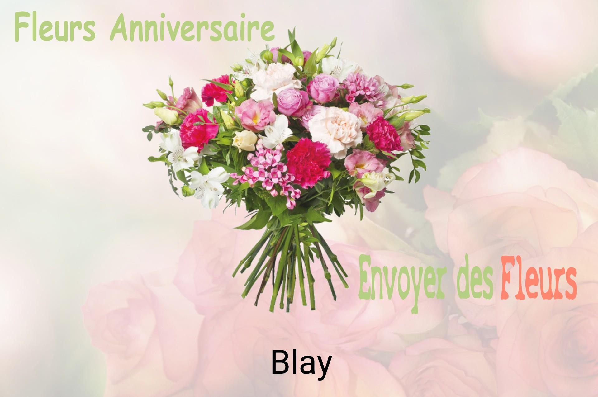 Bouquet de fleurs d’anniversaire livré à Blay