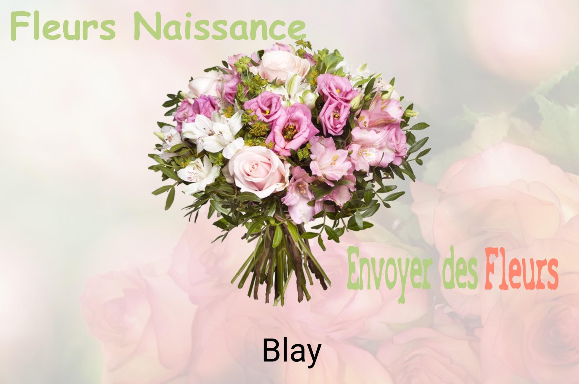 Bouquet de fleurs de naissance livré à Blay